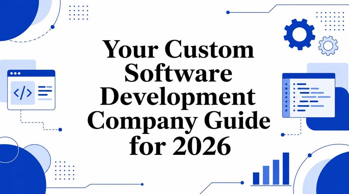 Your Custom Software Development Company Guide for 2026