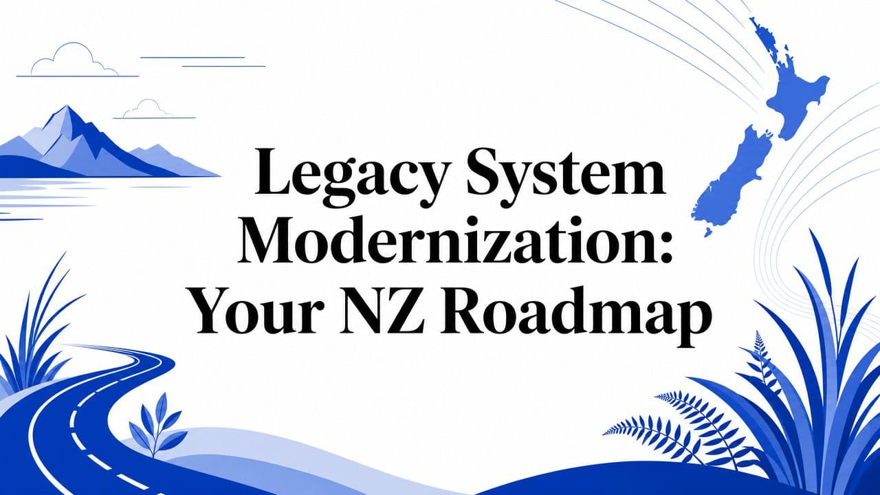Legacy System Modernization: Your NZ Roadmap