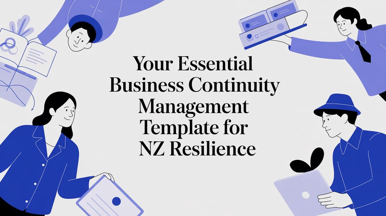 Your Essential Business Continuity Management Template for NZ Resilience